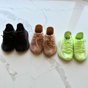 Yeezy Infant Shoes - Glow, Clay, Black